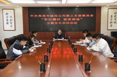 公司第三支部開展&ldquo;牢記囑托&middot;奮進商洛&rdquo;主題黨日系列活動